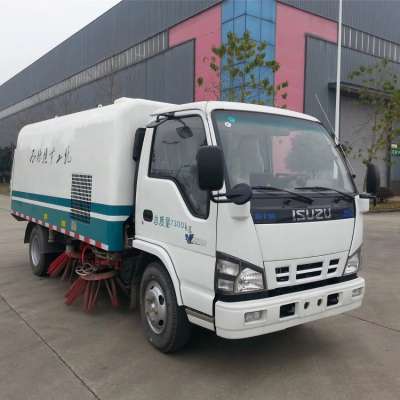 4*2 Vacuum Road Sweeper Truck Street Cleaning Vehicle with ISUZU truck